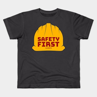 Awareness Safety First, Always Kids T-Shirt